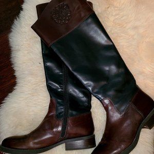Vince Camuto leather riding boots